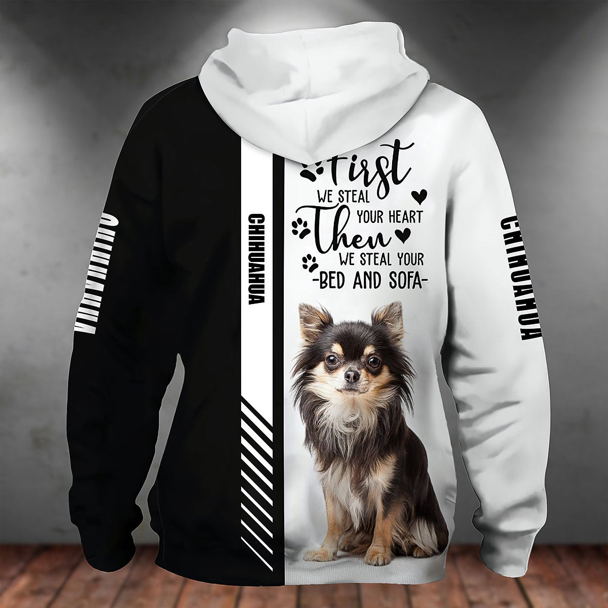 Chihuahua-First We Steal Your Heart Unisex Hoodie