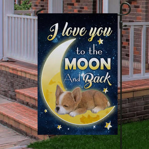 Chihuahua I Love You To The Moon And Back Garden Flag