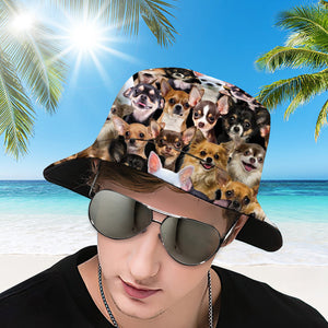 A Bunch Of Chihuahuas Bucket Hat
