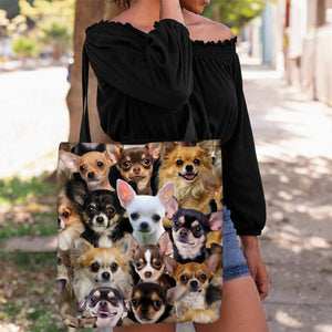 A Bunch Of Chihuahuas Tote Bag