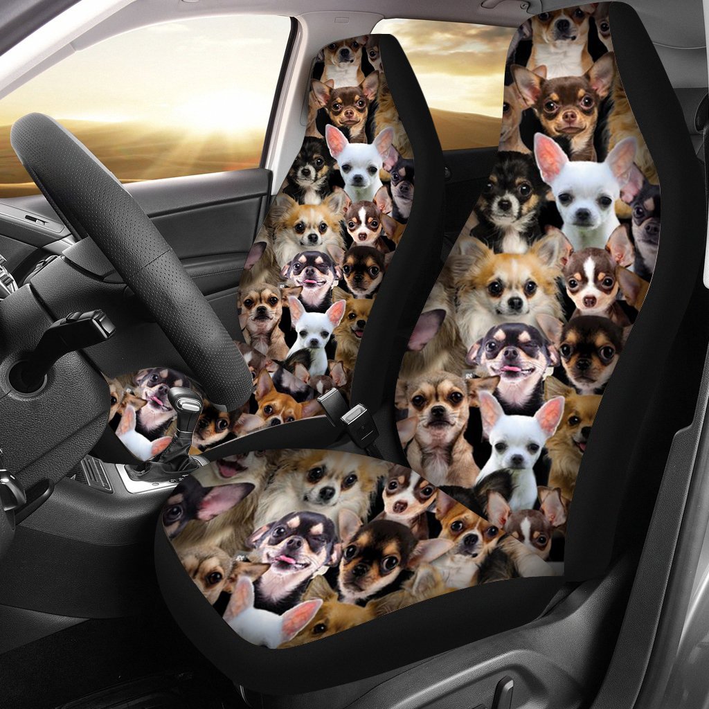 A Bunch Of Chihuahuas Car Seat Cover