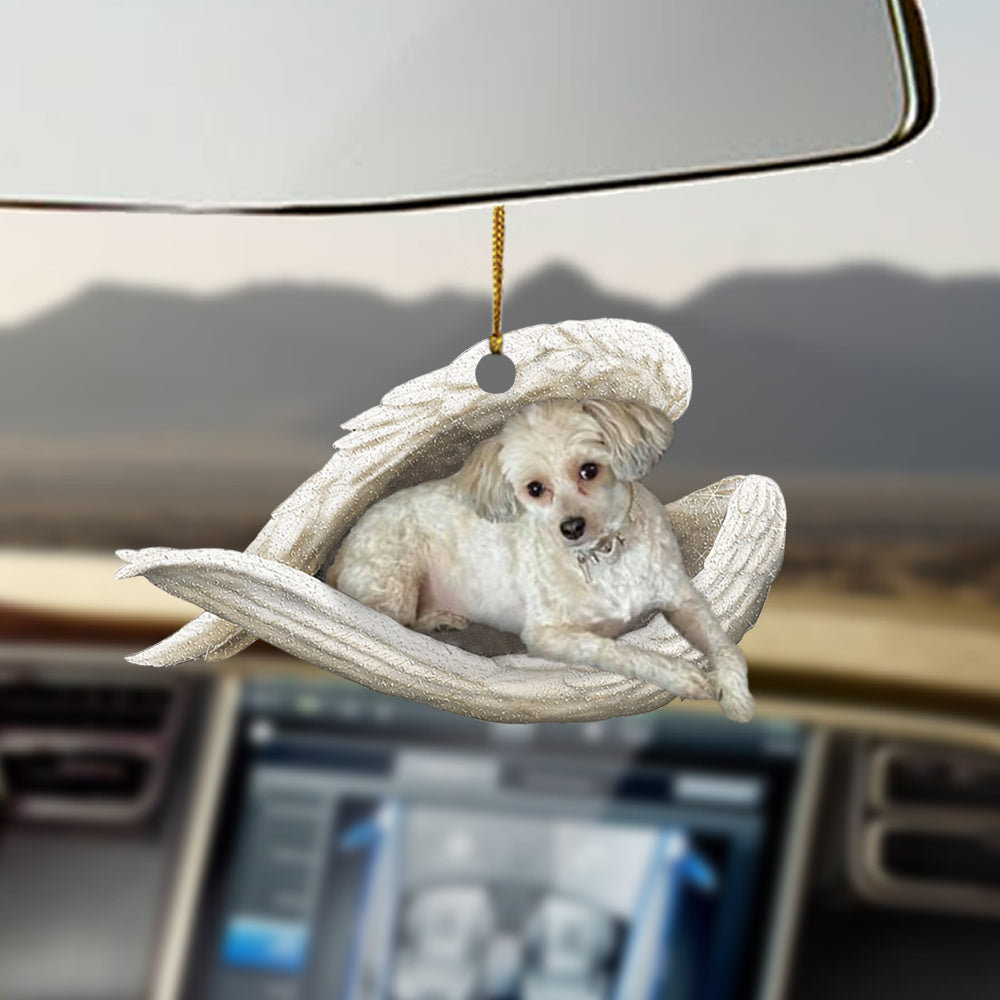 Chinese Crested powderpuff Sleeping Angel Ornament Sleeping Angel Car Hanging Ornament