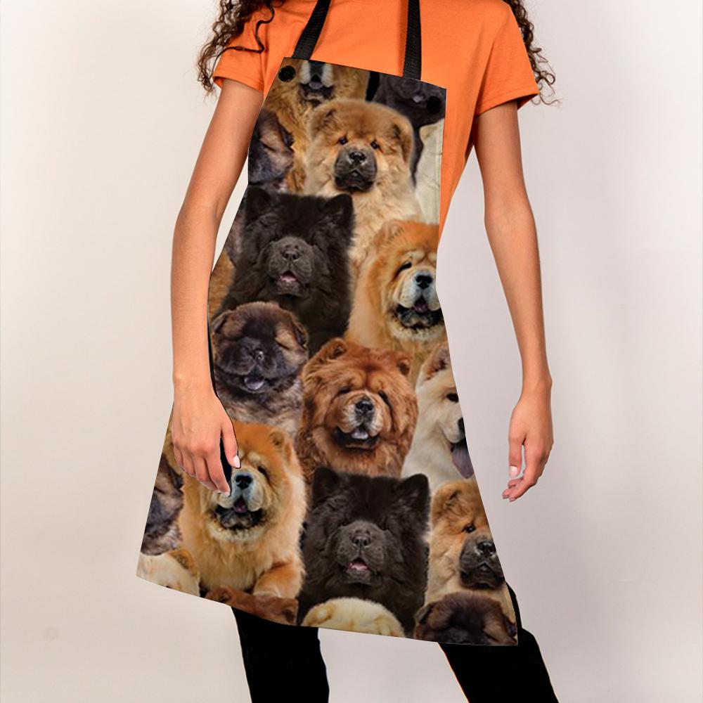 A Bunch Of Chow Chows Apron/Great Gift Idea For Christmas