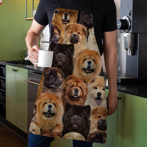 A Bunch Of Chow Chows Apron/Great Gift Idea For Christmas