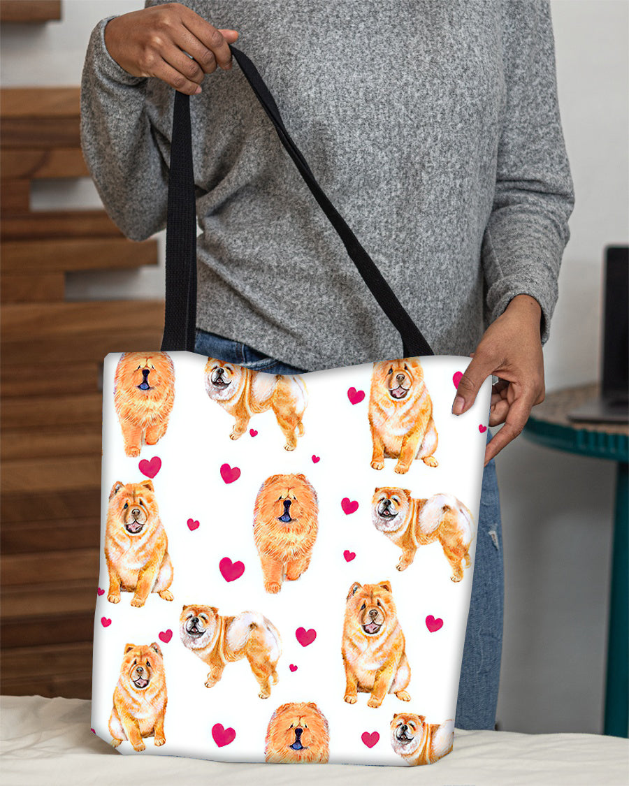 Cute Chow Chow Tote Bag