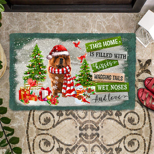 This Home Is Filled With Kisses/Chow Chow Doormat