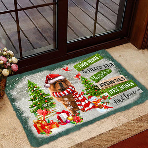 This Home Is Filled With Kisses/Chow Chow Doormat