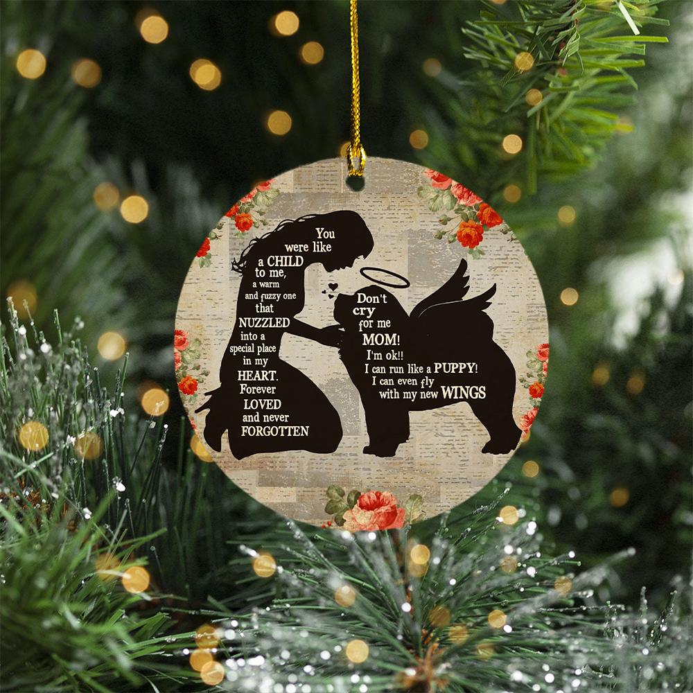 Chow Chow Angel Memorial Ornament