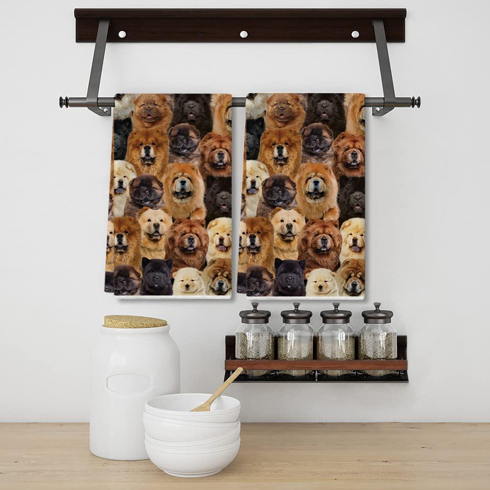 A Bunch Of Chow Chows Kitchen Towel
