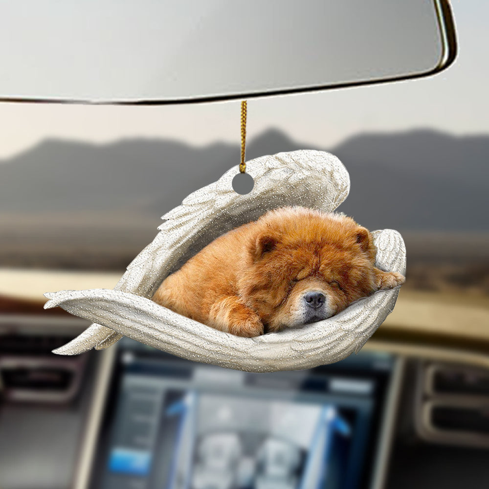 Chow chow Sleeping Angel Ornament Sleeping Angel Car Hanging Ornament