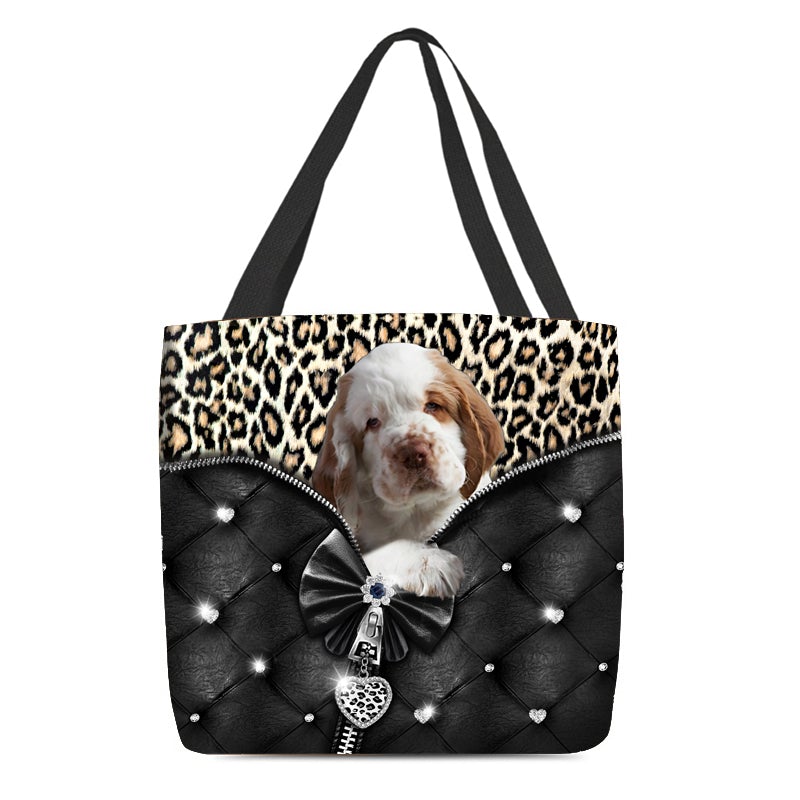 2022 New Release Clumber Spaniel All Over Printed Tote Bag