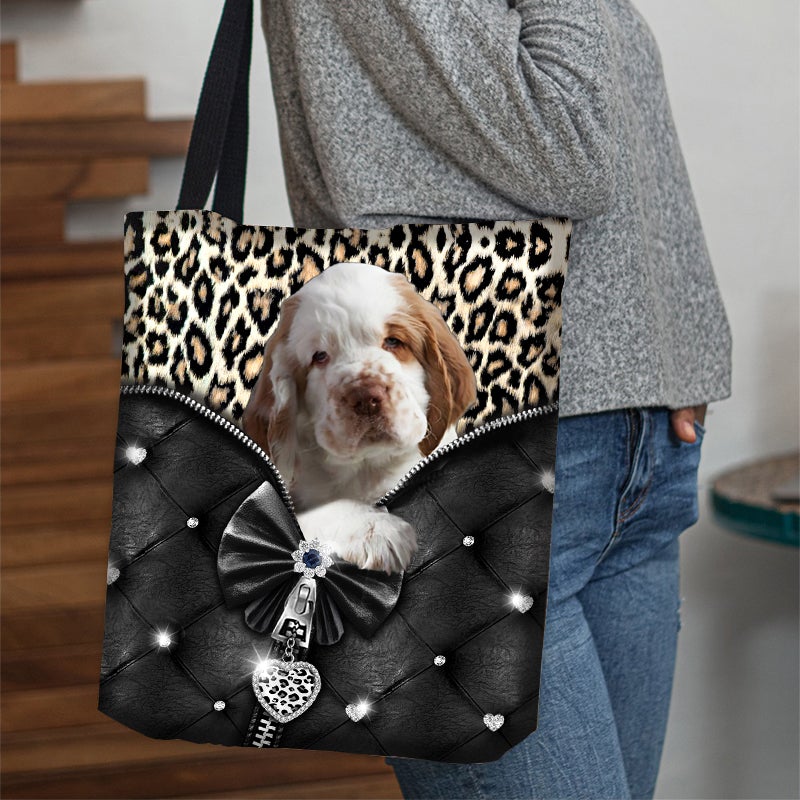 2022 New Release Clumber Spaniel All Over Printed Tote Bag