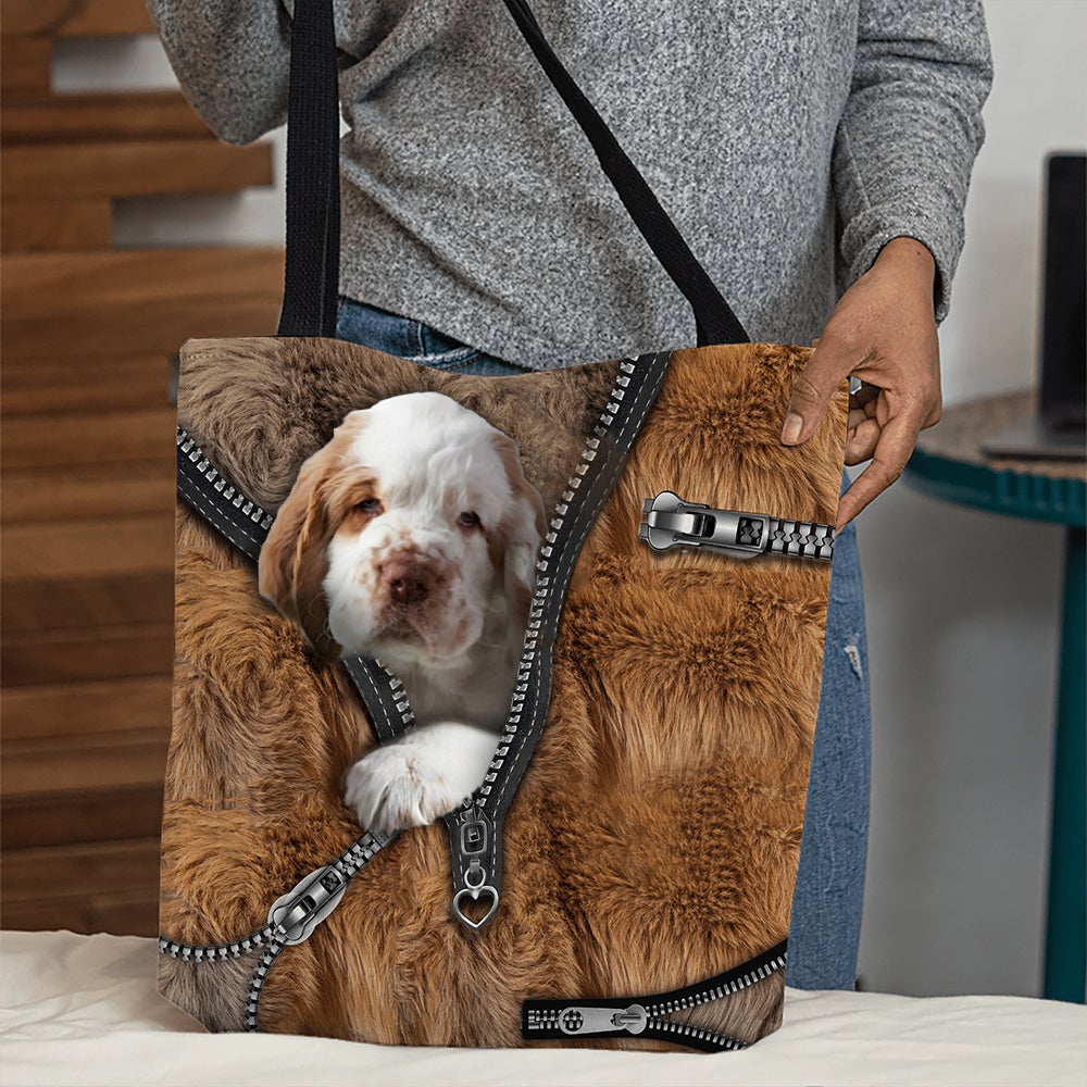 Clumber Spaniel All Over Printed Tote Bag