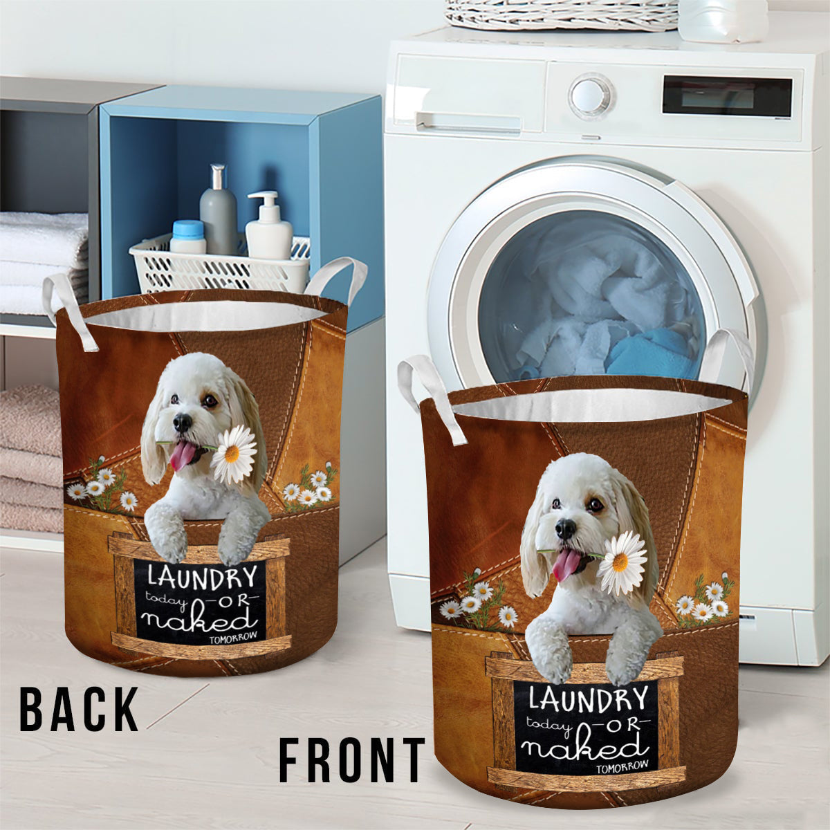 Cockapoo Laundry Today Or Naked Tomorrow Laundry Basket