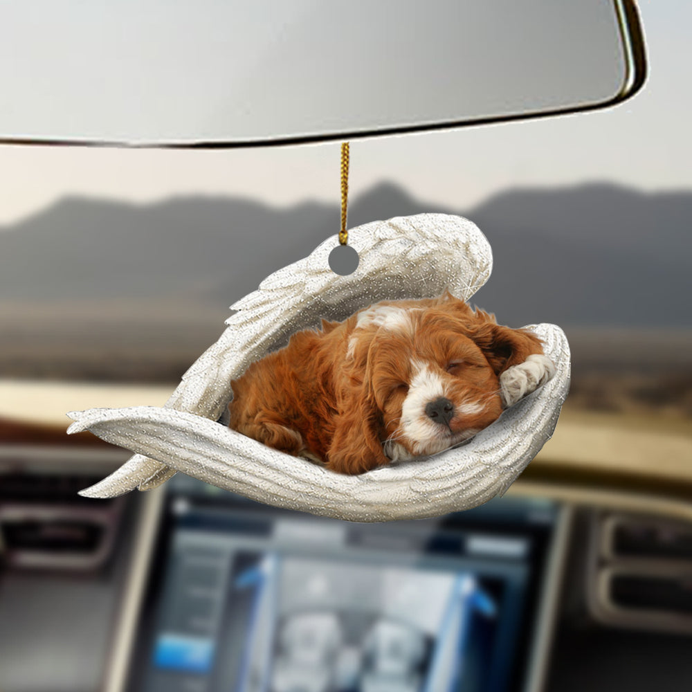 Cockapoo Sleeping Angel Ornament Sleeping Angel Car Hanging Ornament