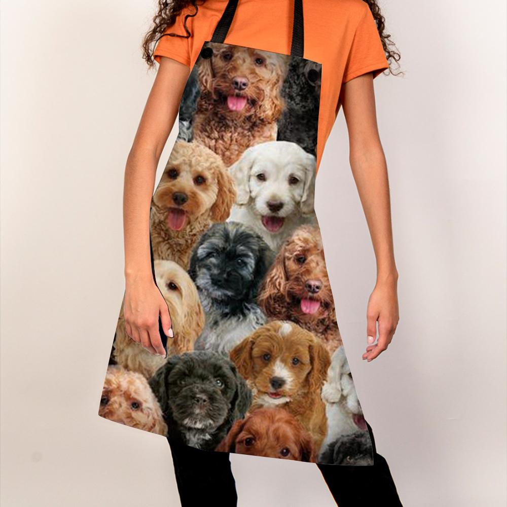 A Bunch Of Cockapoos Apron/Great Gift Idea For Christmas