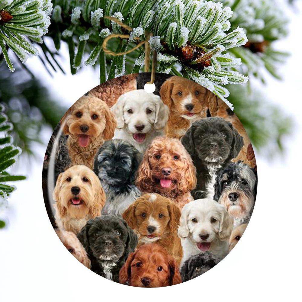 A Bunch Of Cockapoos Porcelain/Ceramic Ornament