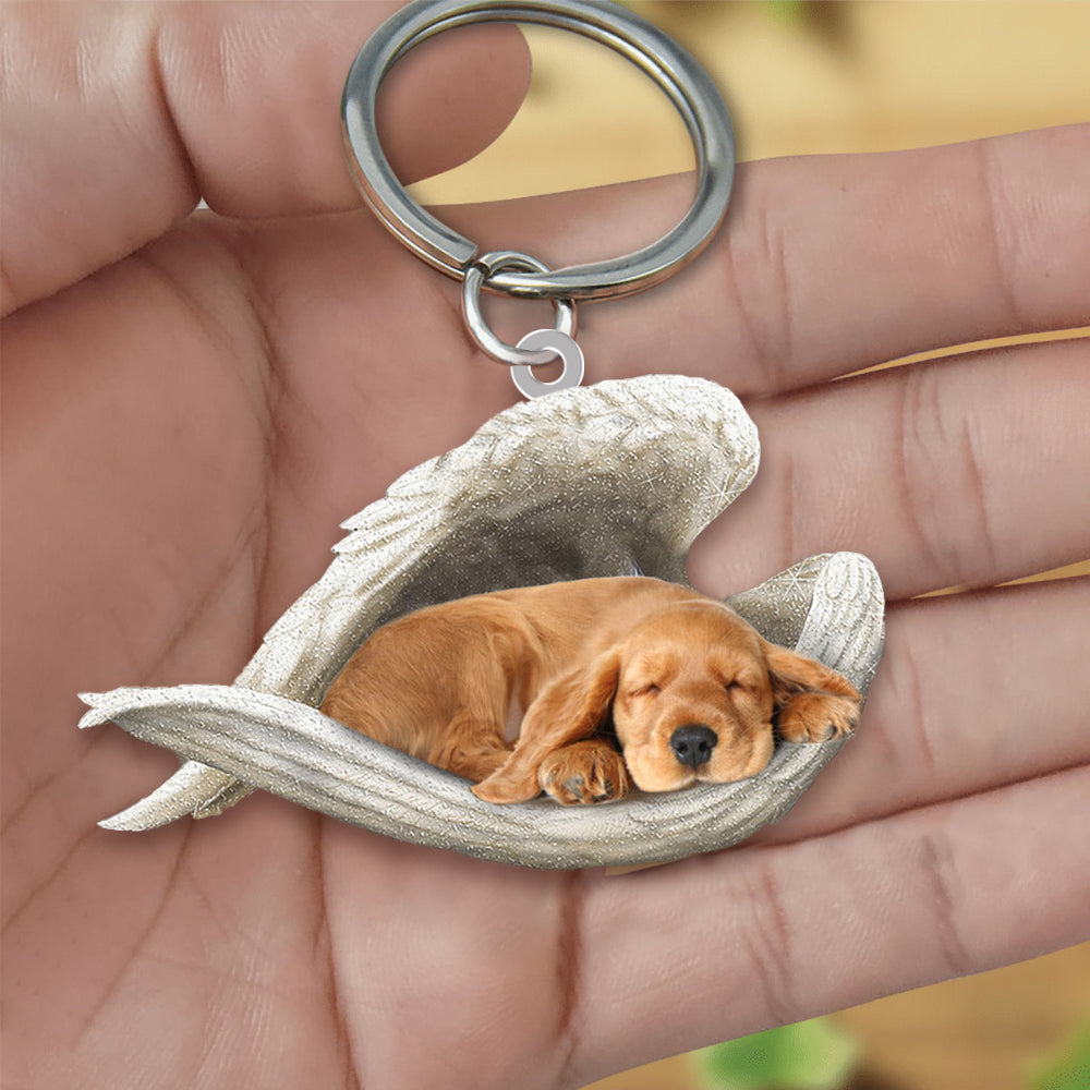 Cocker Spaniel02 Sleeping Angel Acrylic Keychain