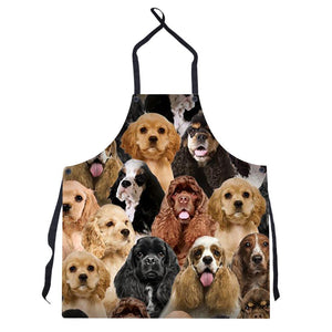 A Bunch Of Cocker Spaniels Apron/Great Gift Idea For Christmas