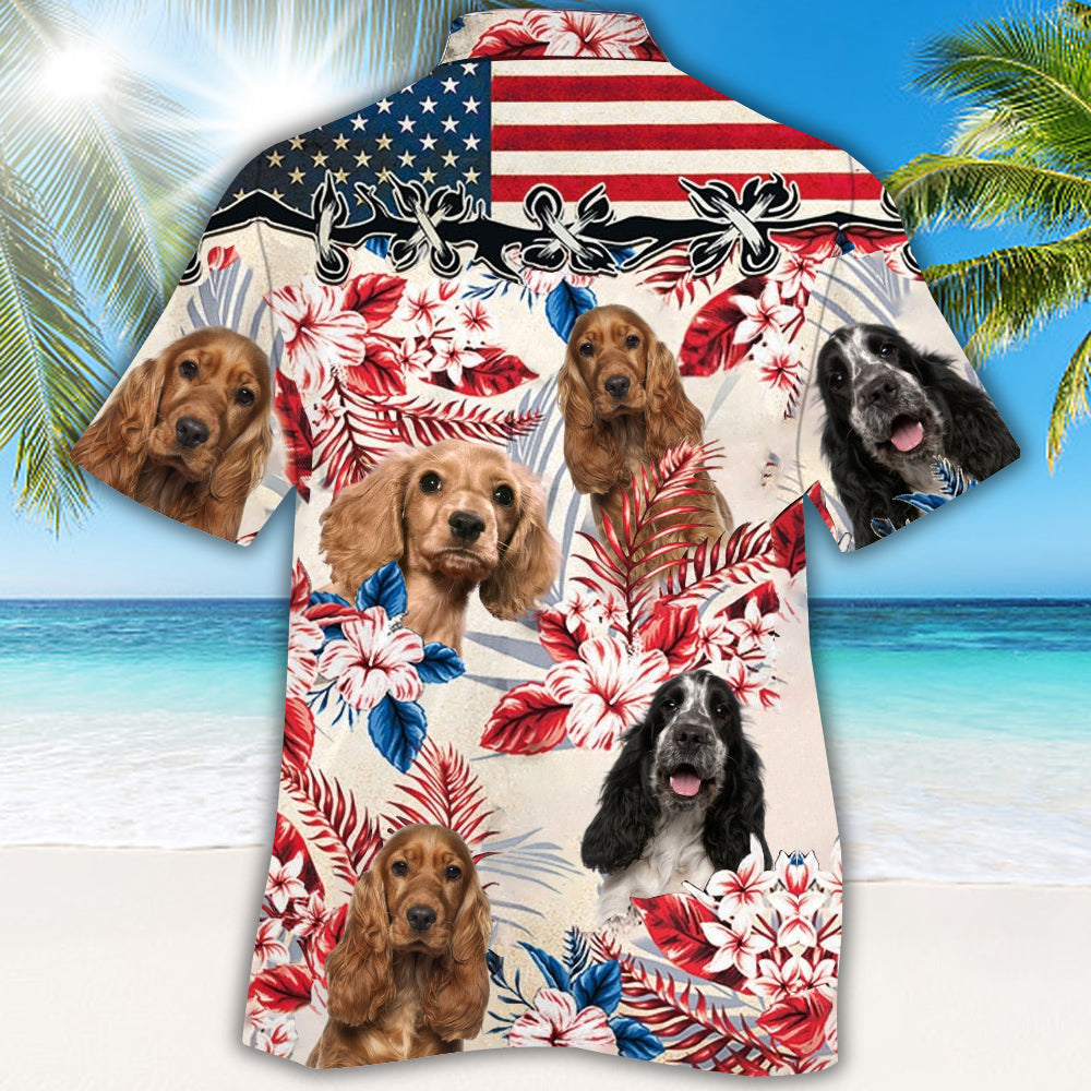 Cocker Spaniel Hawaiian Shirt