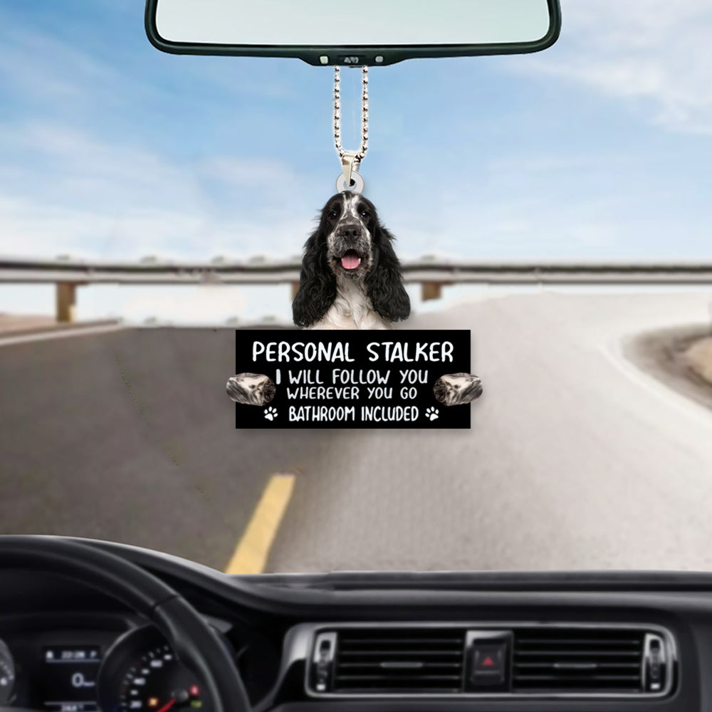Cocker Spaniel 02 Personal Stalker Car Hanging Ornament