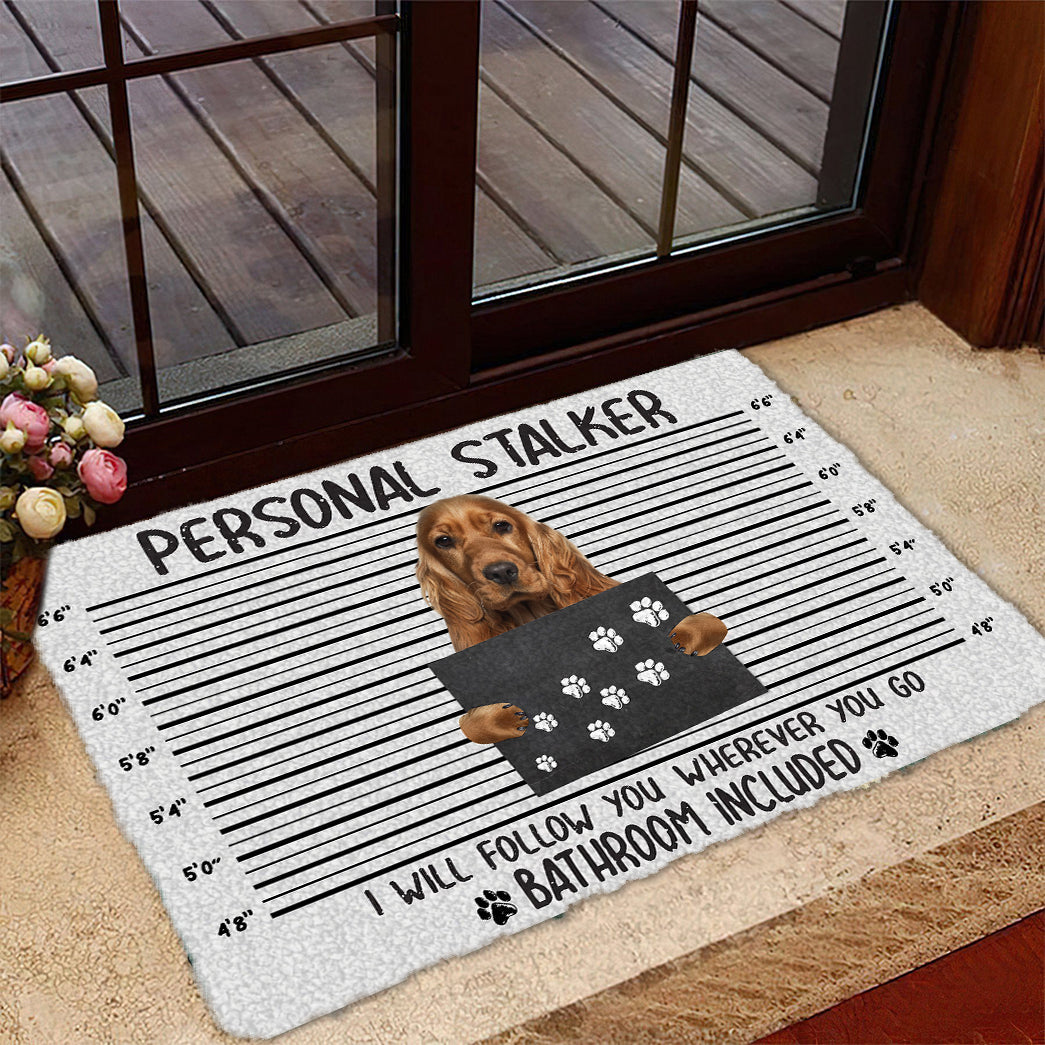 Cocker Spaniel Personal Stalker Doormat