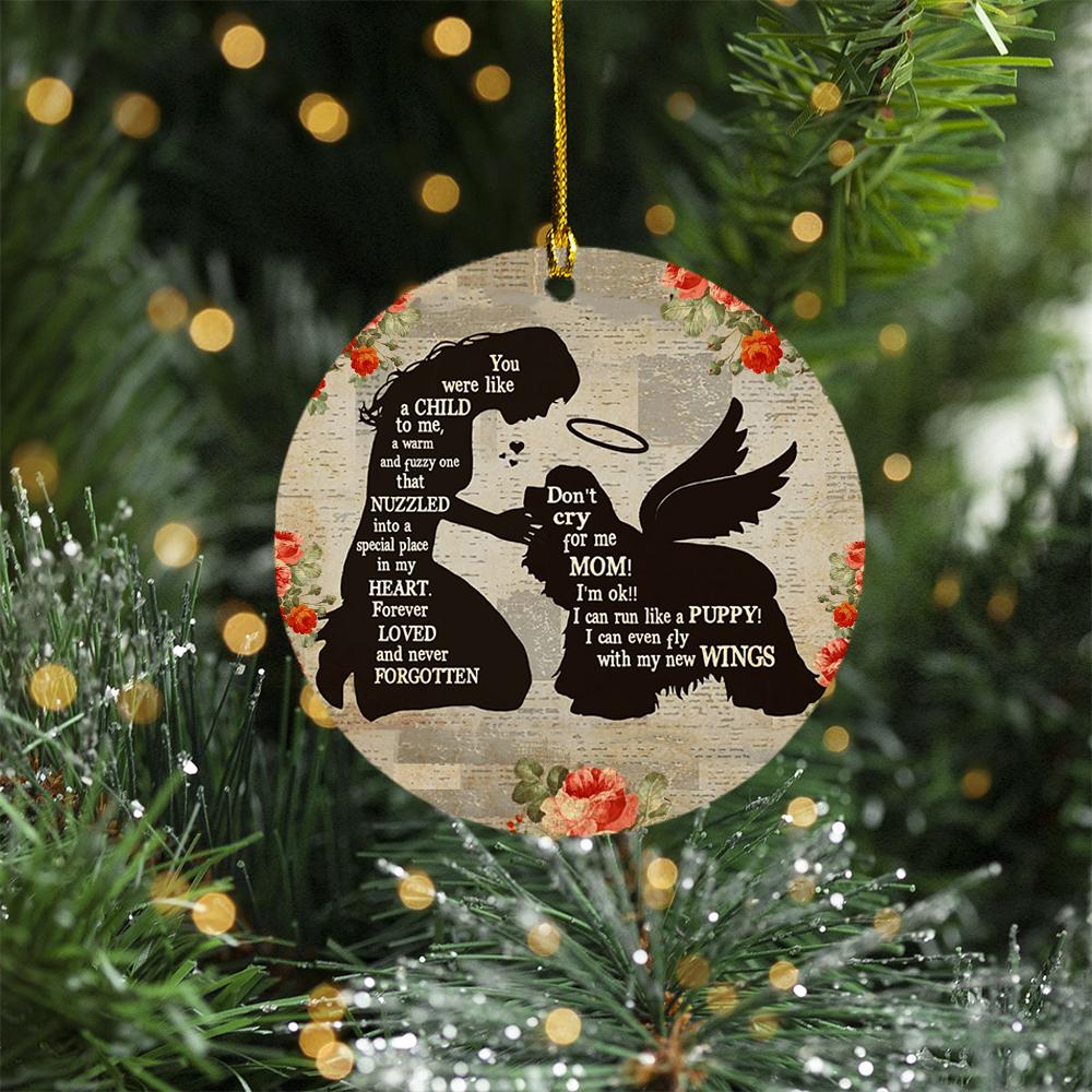 Cocker Spaniel Angel Memorial Ornament