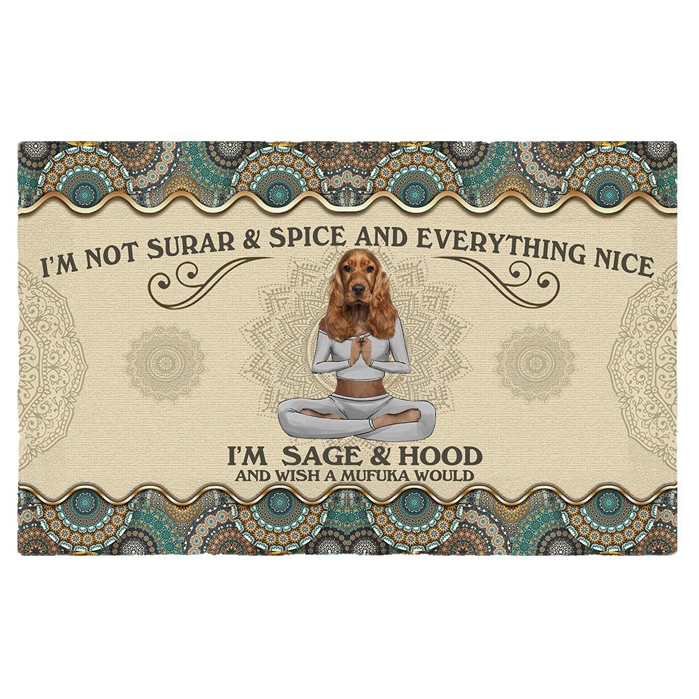 Wish A Mufuka Would-Cocker Spaniel Doormat