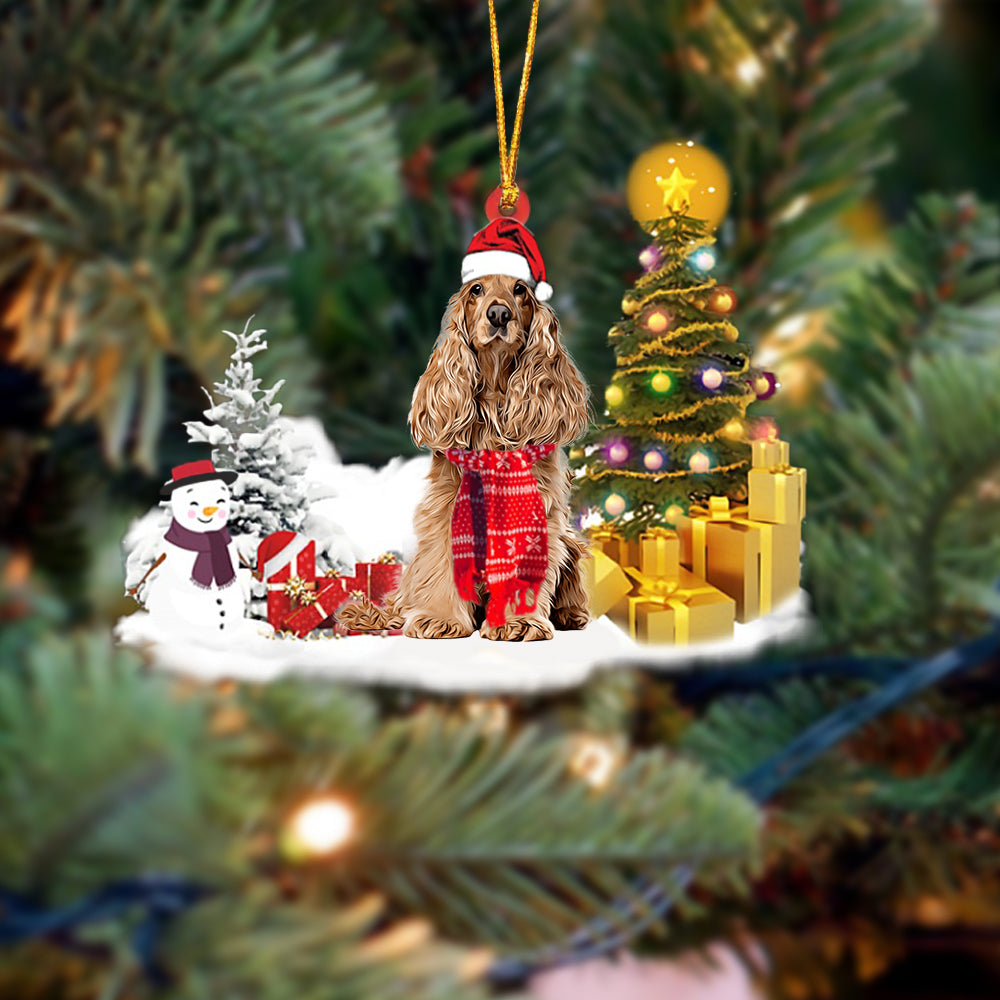 Cocker Spaniel  (4) Christmas Ornament