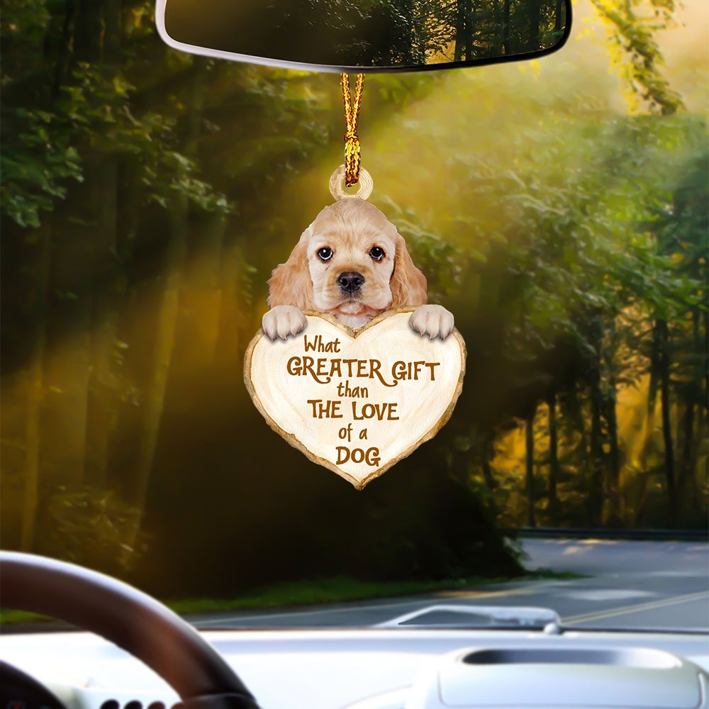 Cocker Spaniel Greater Gift Car Hanging Ornament