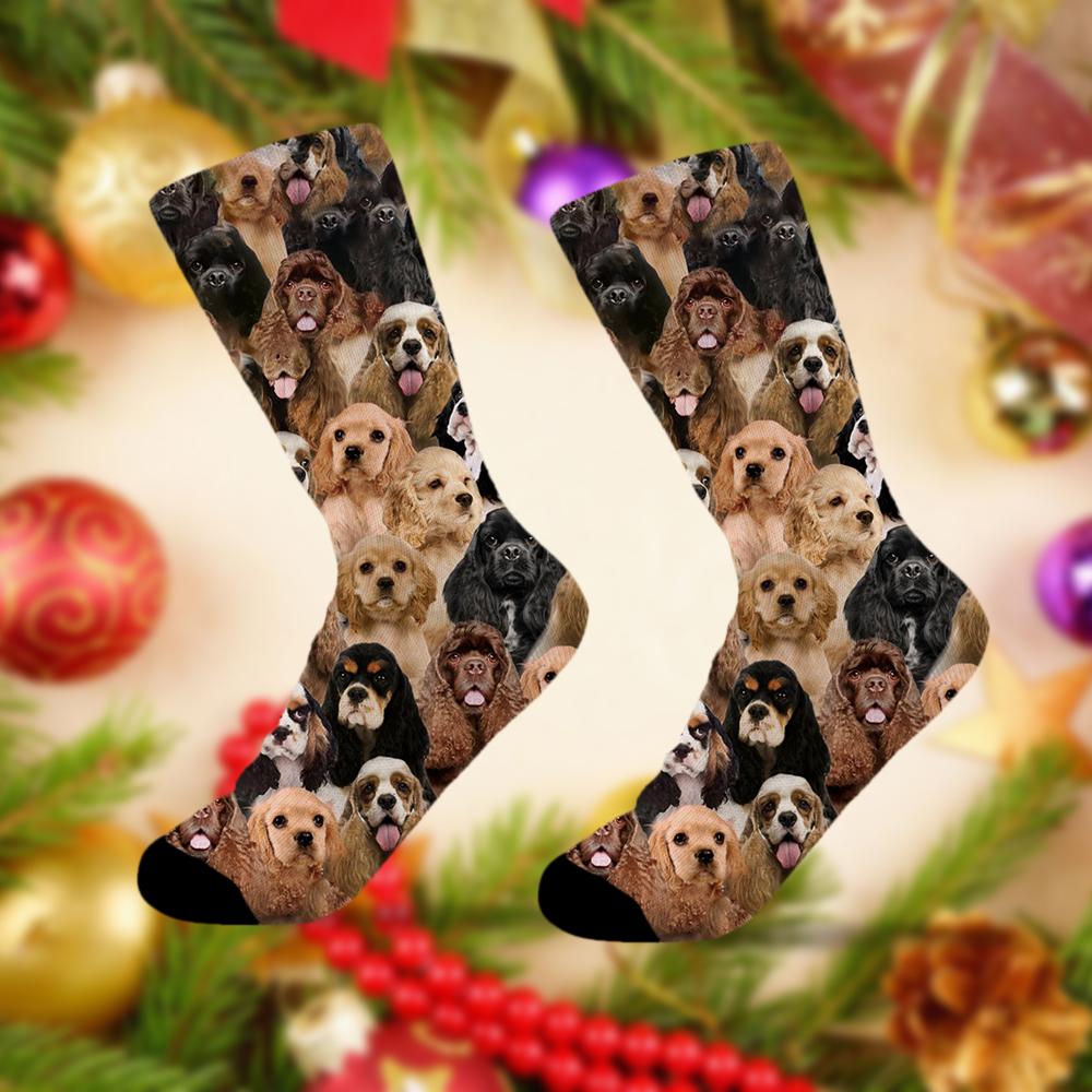 A Bunch Of Cocker Spaniels Socks