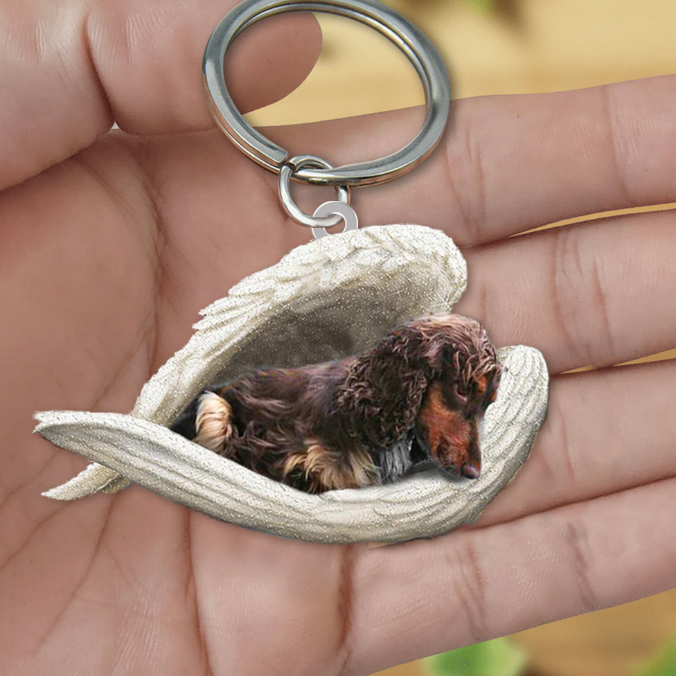 Cocker spaniel 1 Sleeping Angel Acrylic Keychain