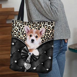 2022 New Release Corgi All Over Printed Tote Bag