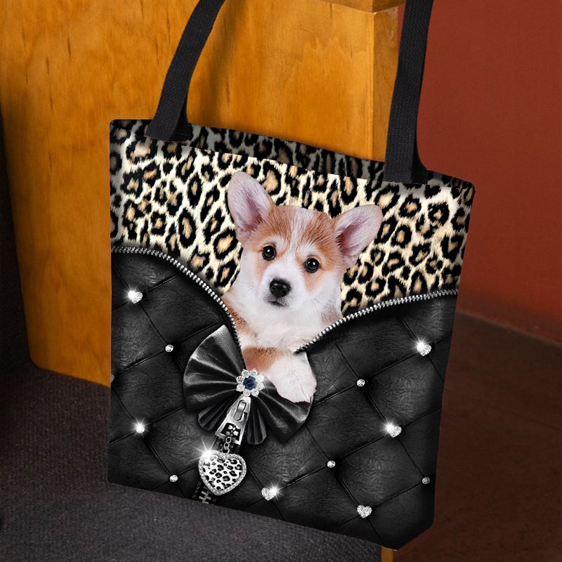 2022 New Release Corgi All Over Printed Tote Bag