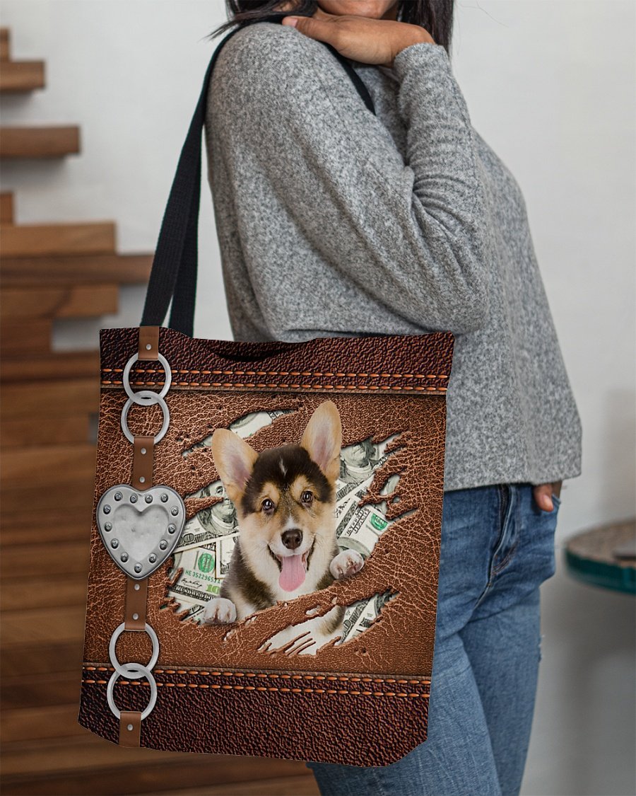 Corgi Stylish Cloth Tote Bag