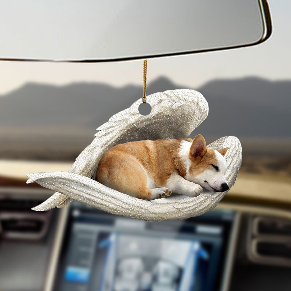 Corgi Sleeping Angel Ornament Sleeping Angel Car Hanging Ornament