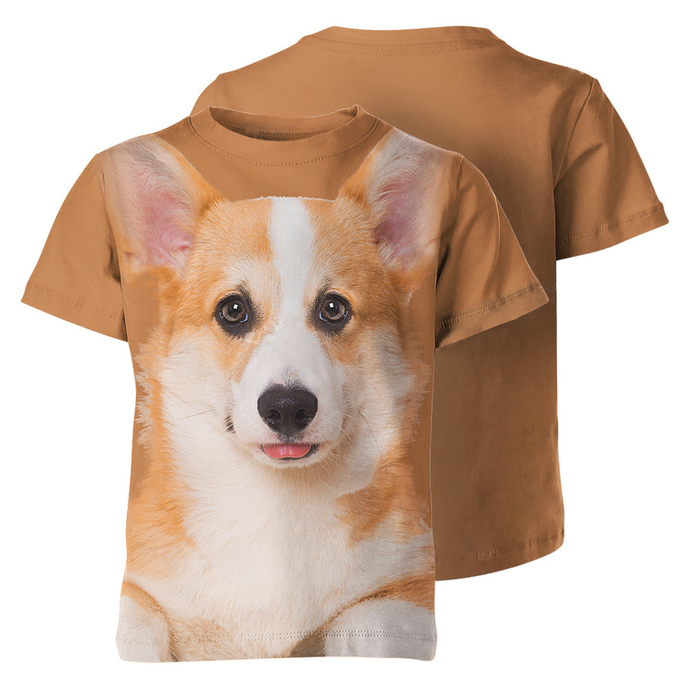 Corgi 3D Graphic Unisex T-shirt