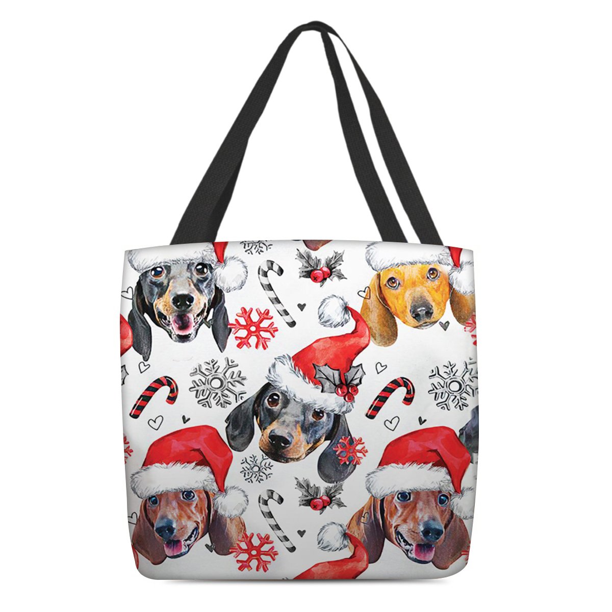 Dachshund Merry Christmas Tote Bag