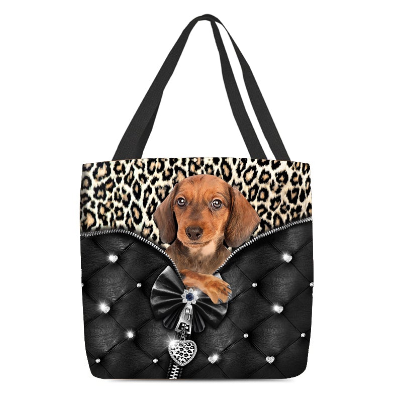 2022 New Release Dachshund All Over Printed Tote Bag
