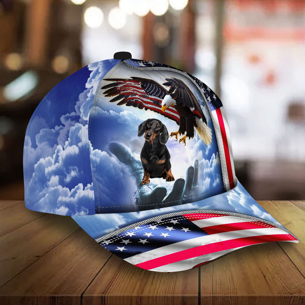 Dachshund 2 Perfect One Nation Under God Cap For Patriots And Dog Lovers