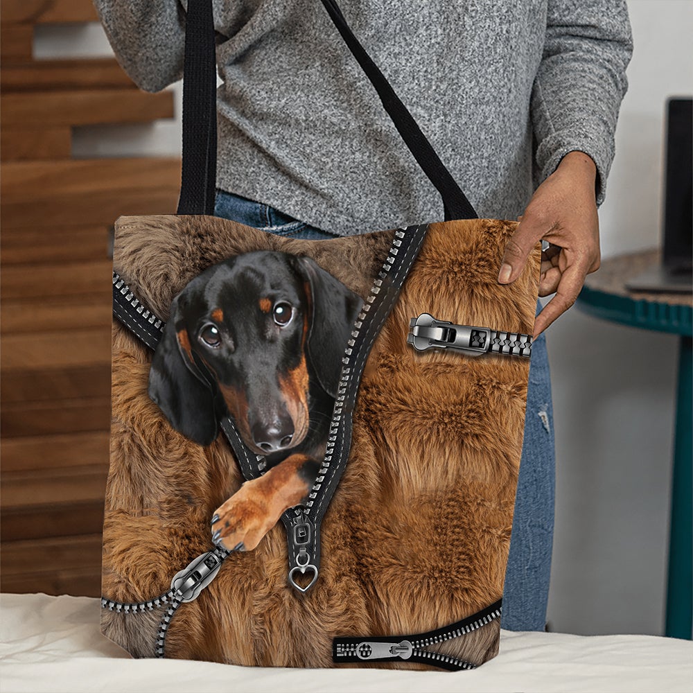 Dachshund 3 All Over Printed Tote Bag