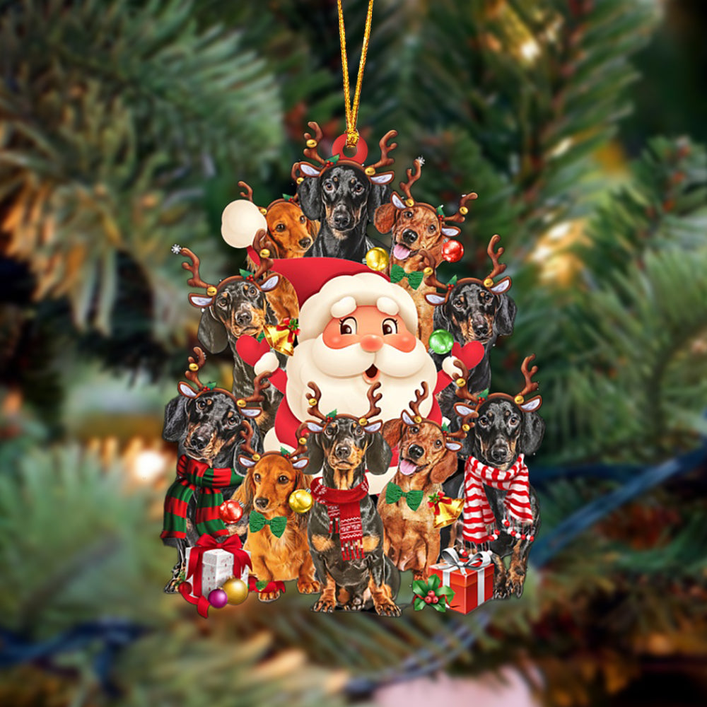 New Release Dachshund Christmas Hanging Ornament