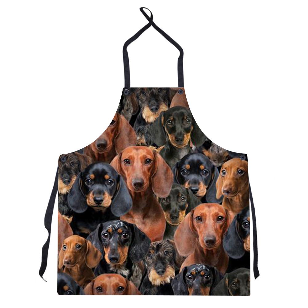 A Bunch Of Dachshunds Apron/Great Gift Idea For Christmas