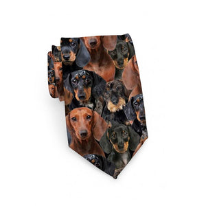 A Bunch Of Dachshunds Tie For Men/Great Gift Idea For Christmas
