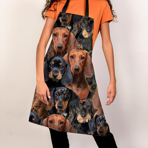 A Bunch Of Dachshunds Apron/Great Gift Idea For Christmas