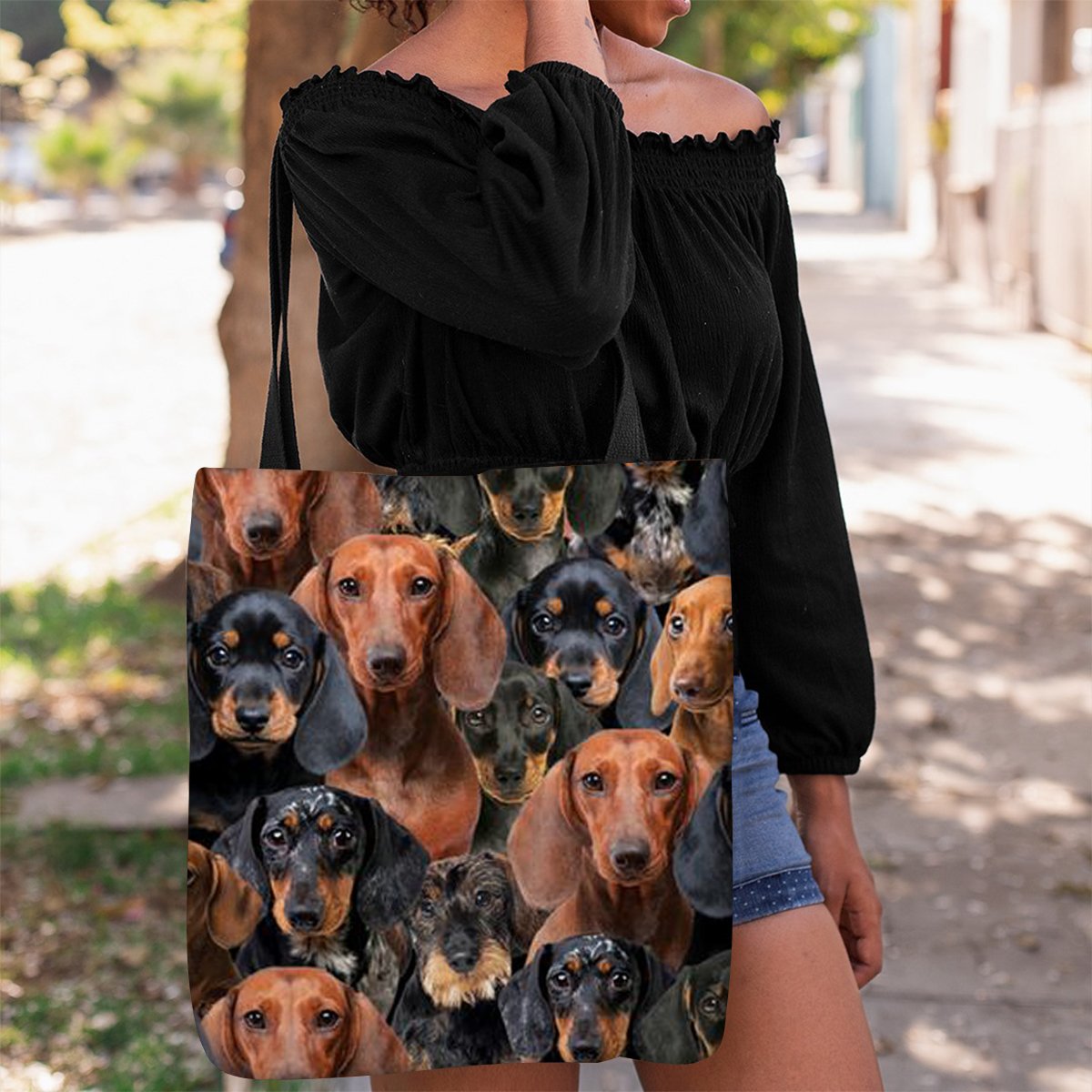 A Bunch Of Dachshunds Tote Bag