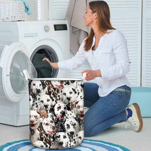 A Bunch Of Dalmatians Laundry Basket