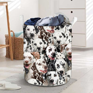A Bunch Of Dalmatians Laundry Basket
