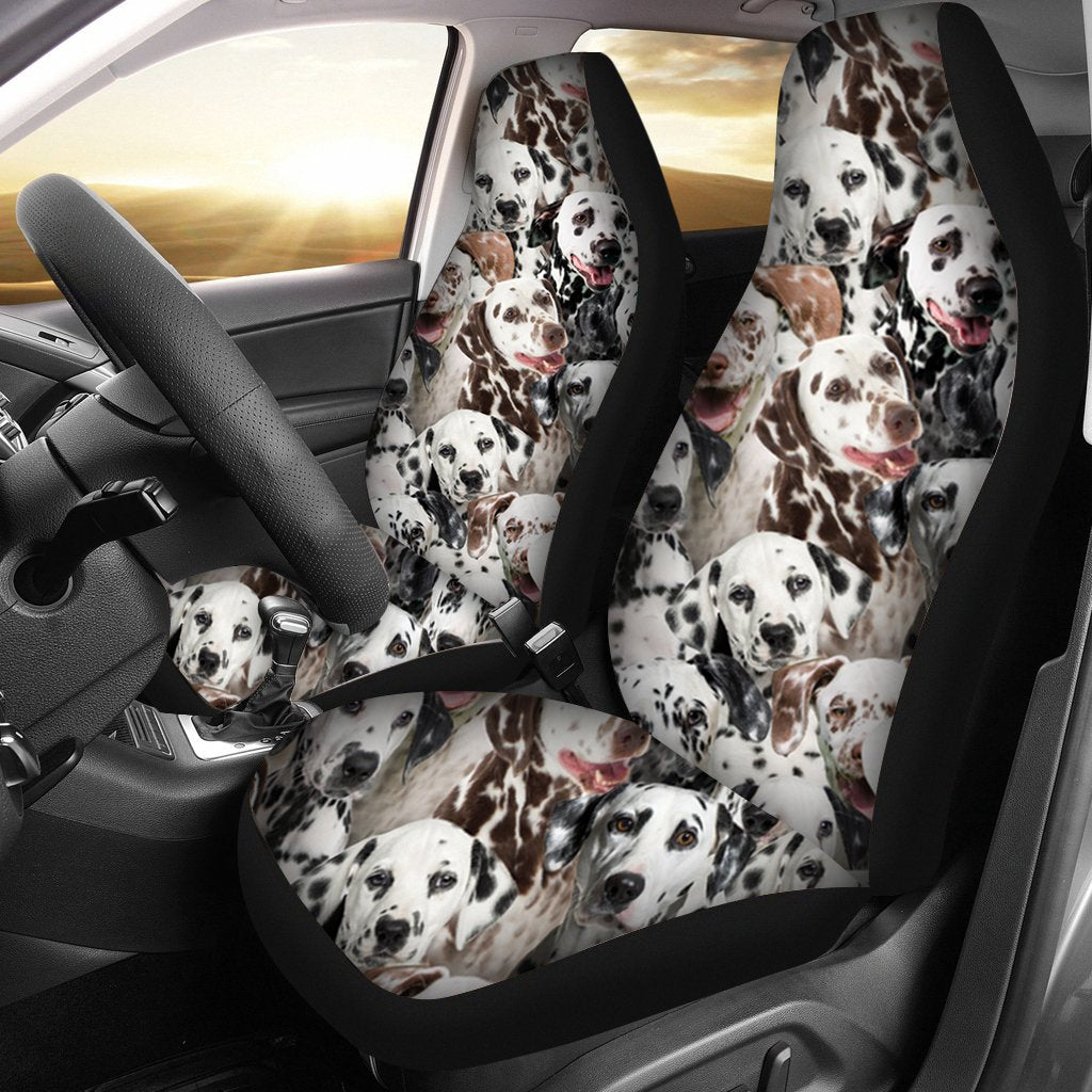 A Bunch Of Dalmatians Car Seat Cover