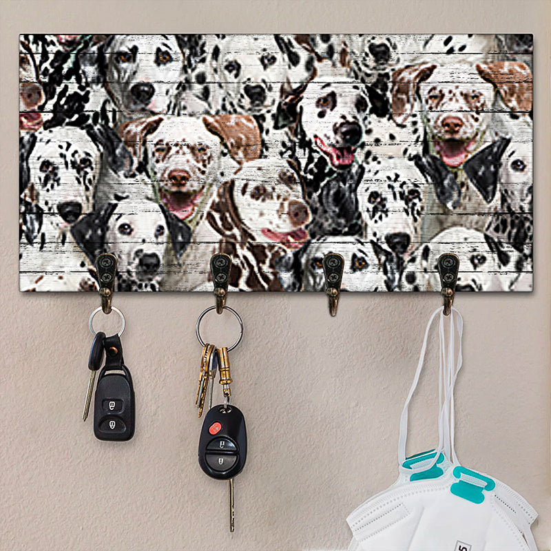 A Bunch Of Dalmatians Key Hanger